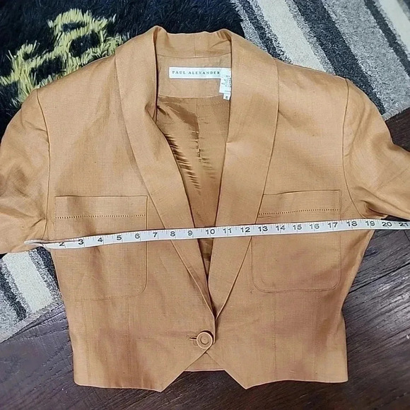 Paul Alexander Vintage Linen Skirt Set – Size 6 - Picture 13 of 15